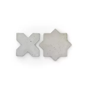 Italian Terracotta White Star Cross Bundle