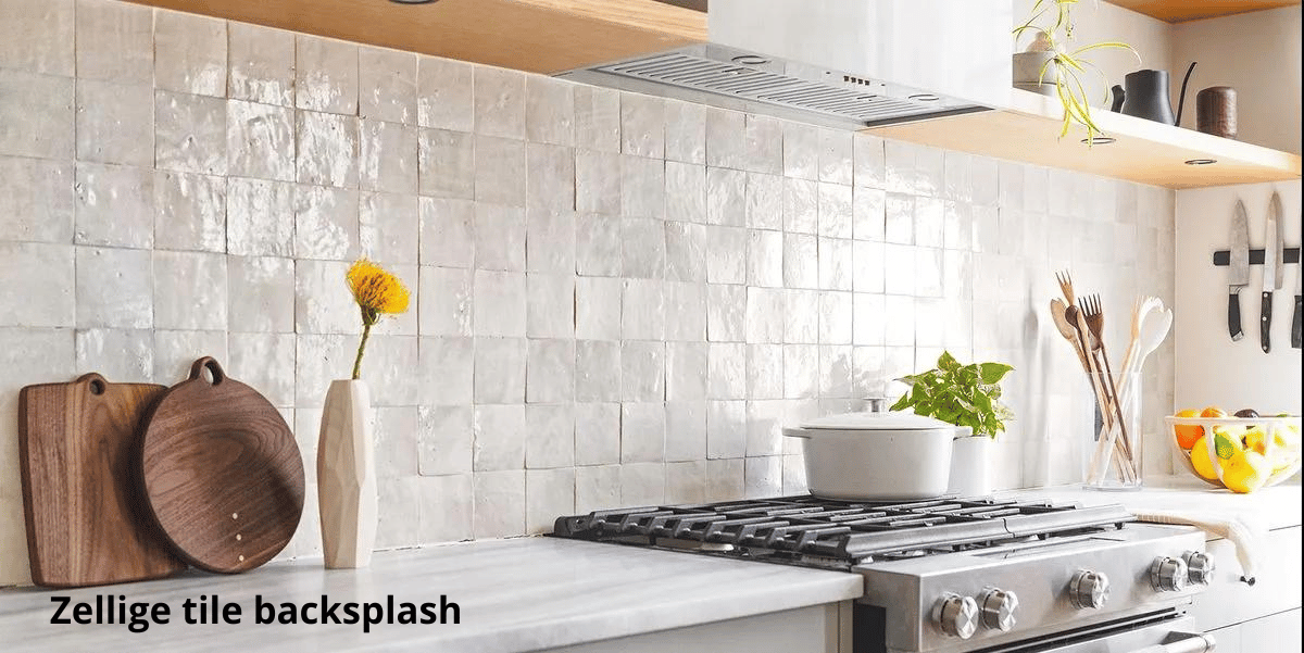 zellige tile backsplash