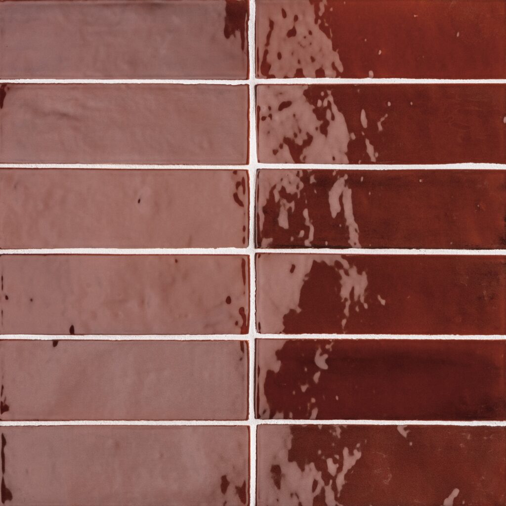 Sample - Italian Glazed Ruby 2 x 6.5 | Paris Tile